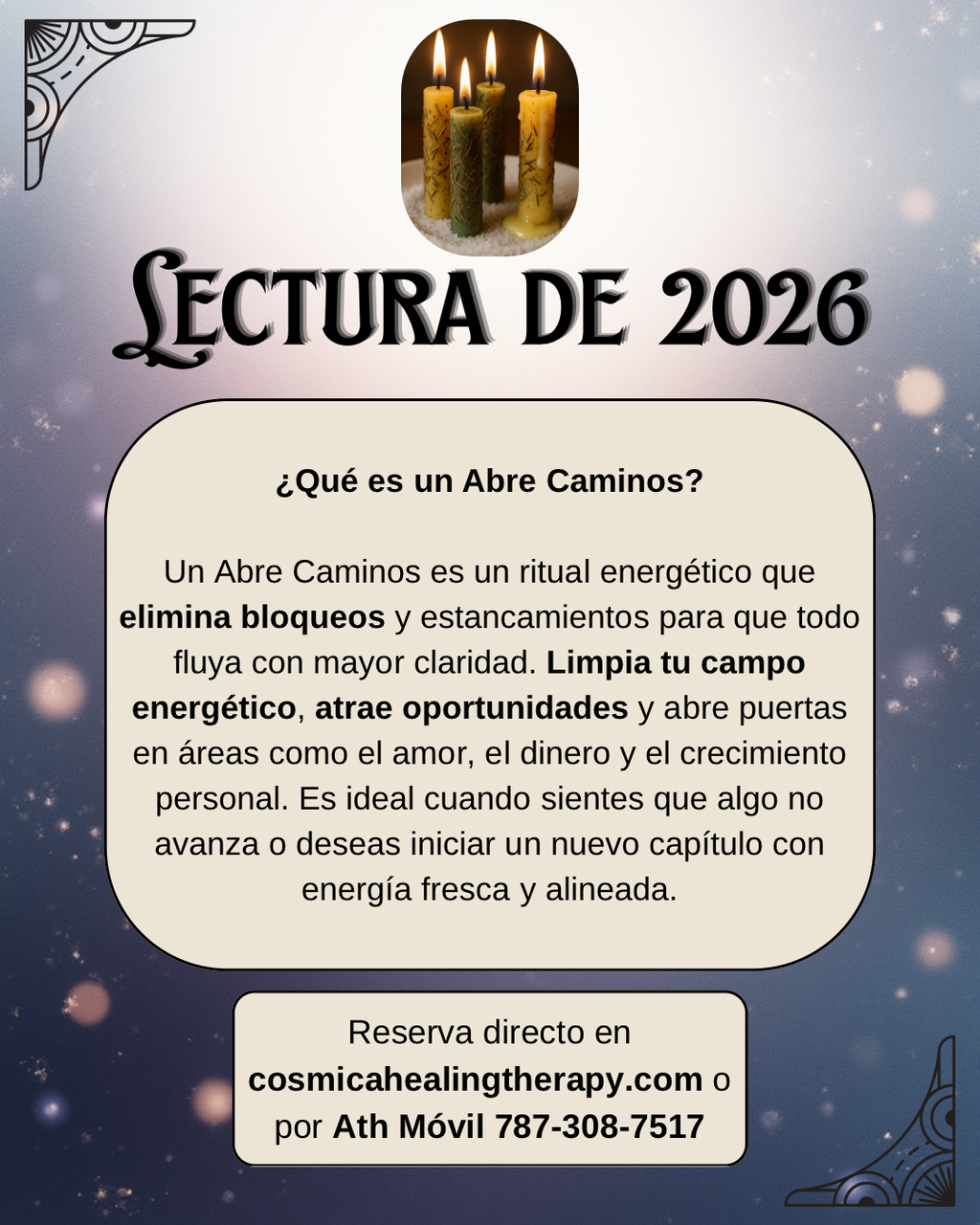 LECTURA DEL AÑO 2026 + Abre Caminos 🎉