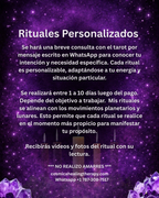 Rituales con Velomancia