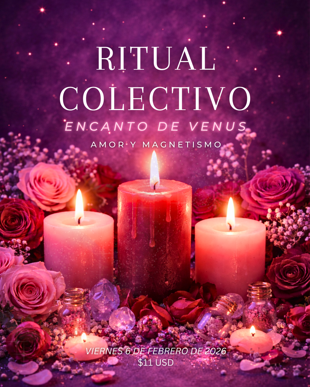 RITUAL COLECTIVO 💘 Encanto de Venus 🌹🕯️