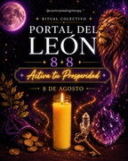 RITUAL COLECTIVO ✨ PORTAL DEL LEÓN 💛 Activa Tu Prosperidad 💰