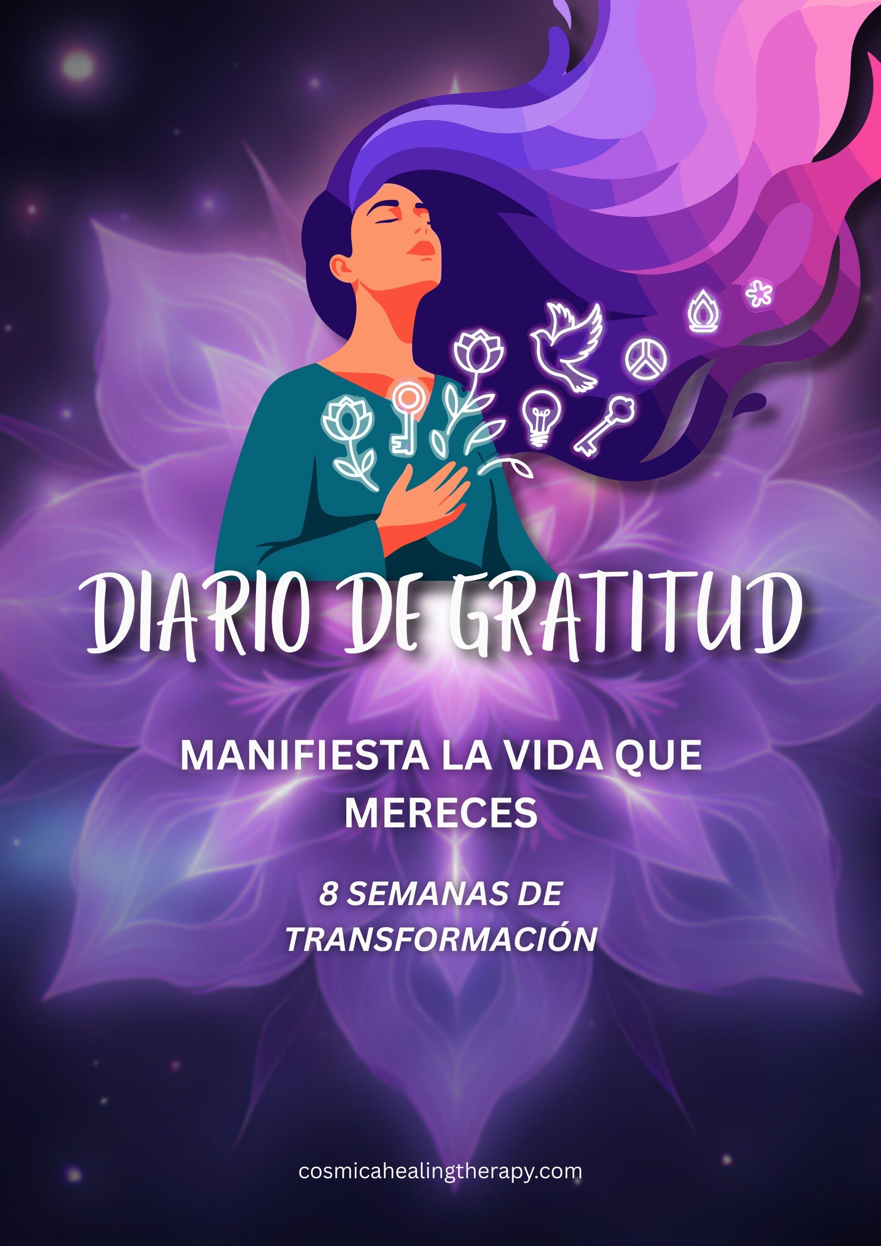 Diario De Gratitud | Manifiesta La Vida Que Mereces - Workbook