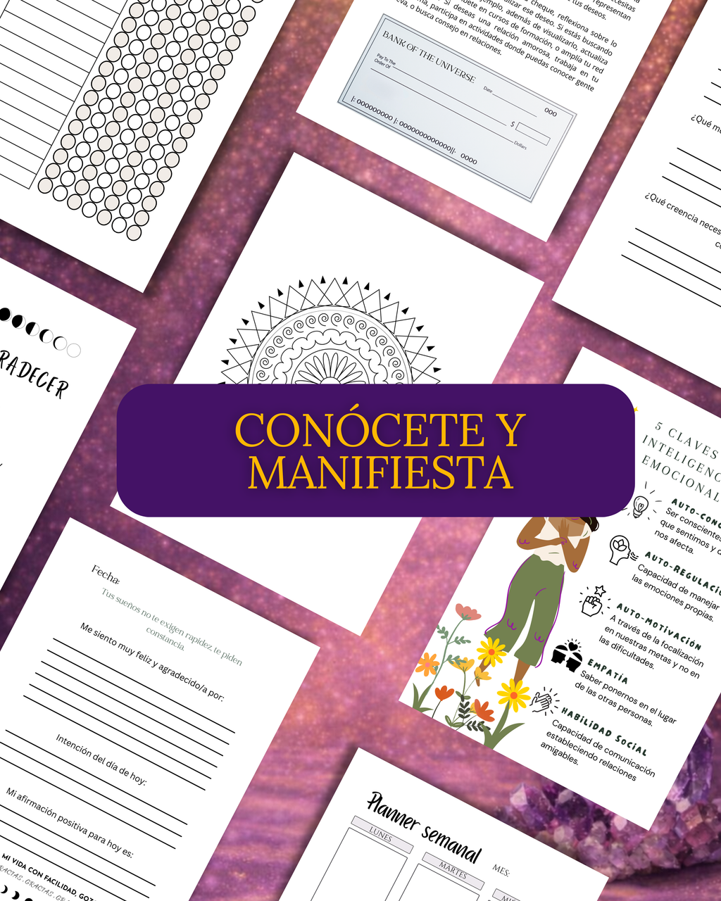 Diario De Gratitud | Manifiesta La Vida Que Mereces - Workbook